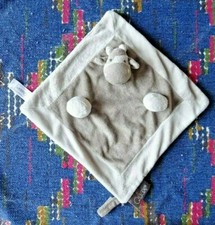 3PA  / DOUDOU PLAT VACHE QUAX BEIGE MARRON GRIS TBE