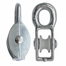 Poulie 15 MM Bloc de Corde Raide Poulie de Renvoi Moufle Poulie