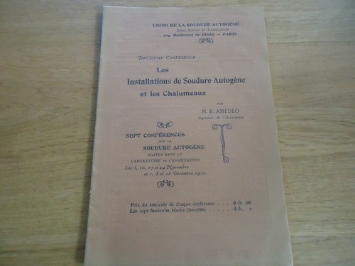 Installations soudure autogene - installations,