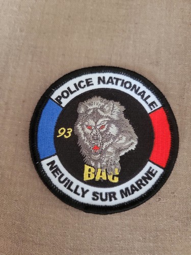 Ecusson police nationale bac - ecusson,