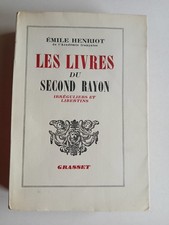 Emile HENRIOT - Les livres du