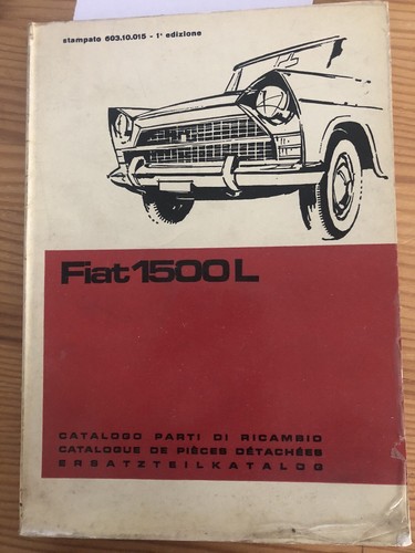 Fiat 1500l 1ère - 1500l, édition