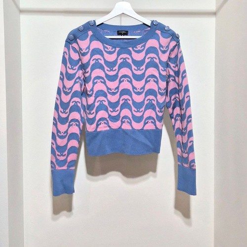 Chanel pull cachemire vague - cachemire,