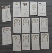 14 MENUS anciens   1947/1955