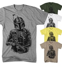 T-shirt Homme Star Punk Boba Fett Riot Wars Dark Jedi Film Neuf S-5XL BP817
