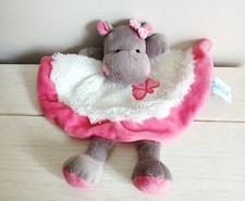 Baby Nat doudou plat rose