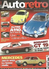 AUTO RETRO N°306 ALPINE A110 V85 & 1600 SX / BOSSAERT GT 19 / DINO 246 GT/GTS