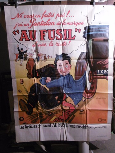 Affiche ancienne vetements - ,