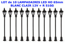 MODÉLISME LOT 10 LAMPADAIRES
