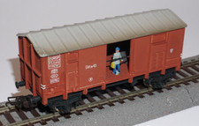 POCHER Wagon couvert à essieux F ep III FS HO 1/87 *** VINTAGE ***