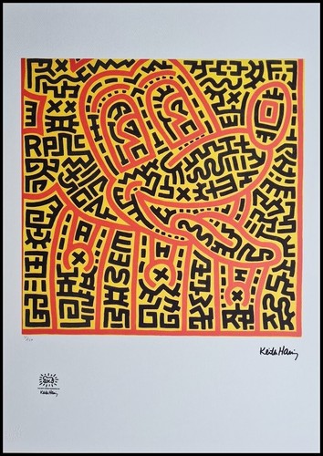 Keith haring untitled signé - keith,