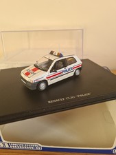 Renault CLIO POLICE  N+B  No Dinky Toys Norev Corgi, CIJ SOLIDO