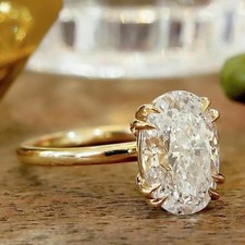 Bague Solitaire en Argent 925