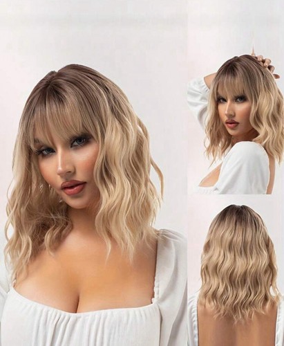 Perruque synthétique blond - perruque,