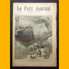 PETIT JOURNAL Suppl. illustré VICTORIA Mort 359 officiers & marins  8 juil. 1893