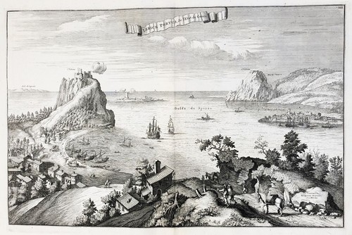 Lerici ligurie vue acquaforte - ligurie,