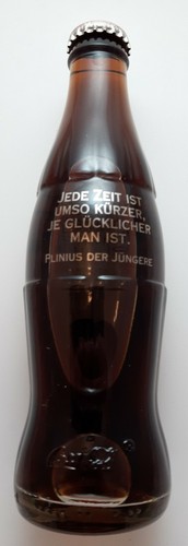Coca cola glass full bottle - glass,