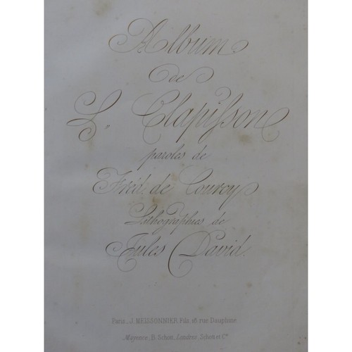 Clapisson louis album chant - louis,