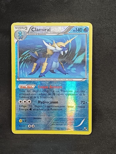 Carte pokémon clamiral 114 - pokémon,