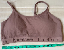 bebe pink wireless bra  size