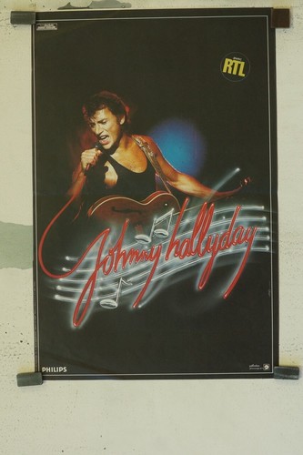 Affiche johnny hallyday - affiche,