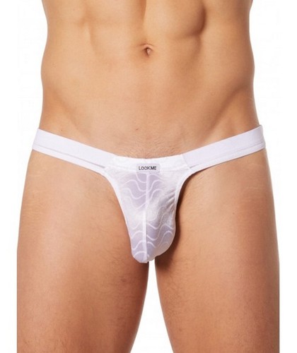 Wave slip satiné blanc - slip,