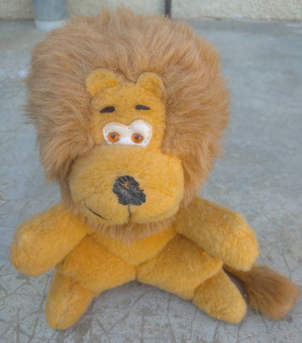 Vintage ancienne peluche lion - ancienne,