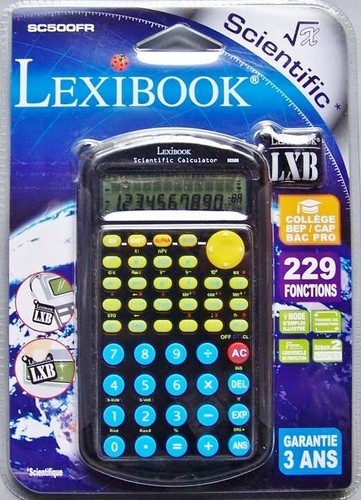 Lexibook sc500fr calculatrice - lexibook,