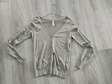 GILET/CARDIGAN Femme 38 Beige "Cache Cache"