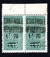 Colonies Françaises Algérie Colis postal n°33+33d Nxx LUXE cote 50 euros  !