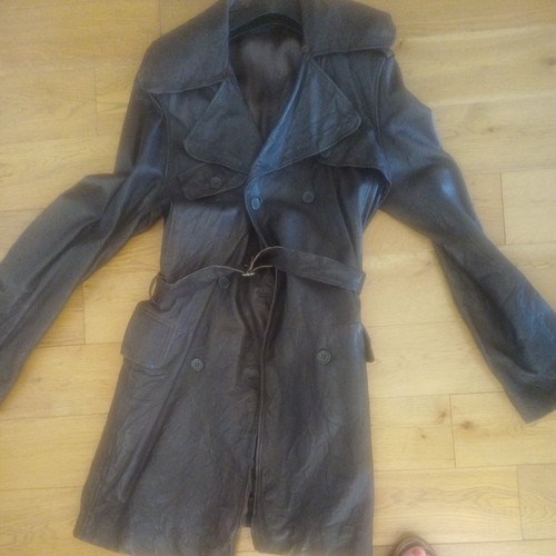 Trench imper cuir agneau ikks - imper,