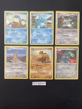 Carte Pokémon 6 Co/unco / Divers Séries DP Et P / TBE-EXC FR / Lot 109A