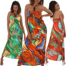 Femmes Coloré Robe Maxi Motif