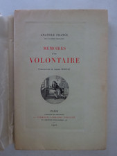FRANCE, Anatole. Mémoires