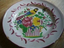 914- ASSIETTE EN  FAIENCE DES