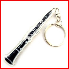 CLARINETTE PORTE CLE ! Collection Instrument de Musique à Vent bois Jazz Classic