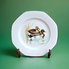 Superbe assiette seltmann weiden germany décor canard en porcelaine
