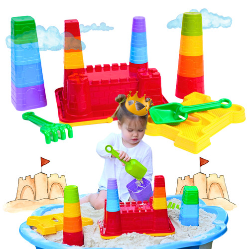 Ensemble château sable - chÂteau,