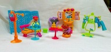 POLLY POCKET  MATTEL COFFRET - LOT DE SALON DE COIFFURE AVEC SA POUPÉE ET CHIEN