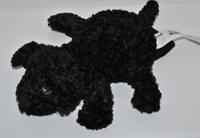 ?Peluche doudou marionnette chien IKEA Klappar Djur caniche noir 22 cm TTBE