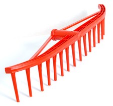 Râteau de Foin / Balai 60 CM Avec 16 Dents – Stable Eventail-Balai en Plastique