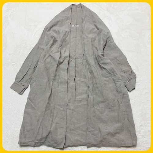 Cardigan robe longue lin - robe,