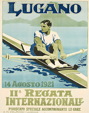 Affiche Lugano Regatta 1921