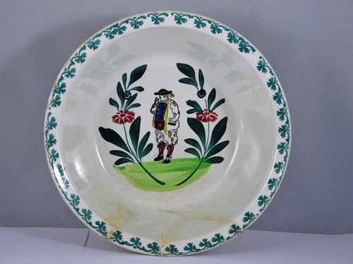 Ancien plat creux - ancien, en