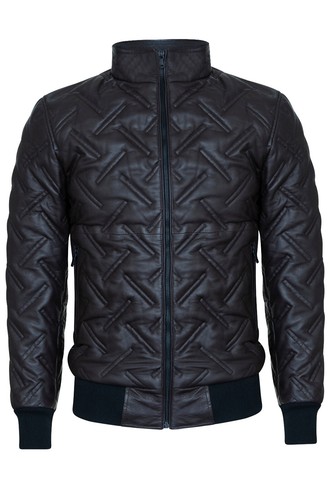 Veste cuir marron - en, pour