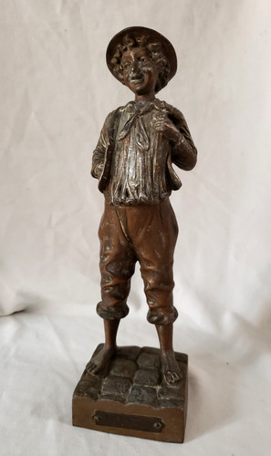 Sans soucis statuette signée - sans,