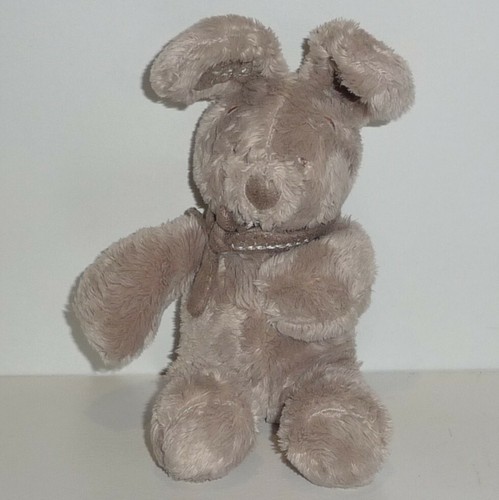 Doudou lapin nicotoy marron - doudou,