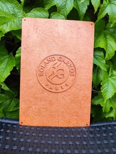 Plaque métal tennis Roland