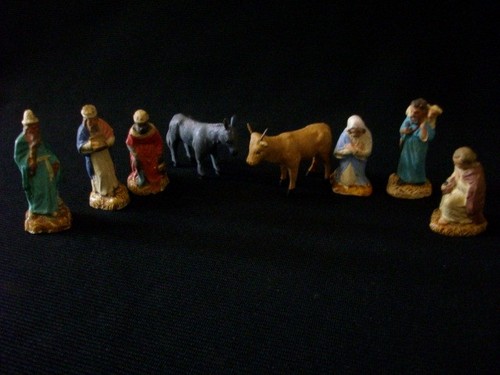 Crèche noël personnages - crèche,