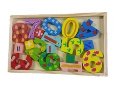 Boîte De Jeu Éducatif Pour Enfants Nombres En Bois Coloré Apprendre En Jouant